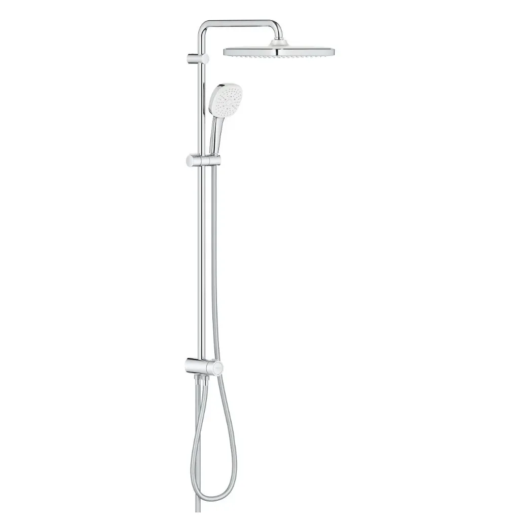 [26694001] Tempesta System 250 Cube Shower system with diverter for wall mounting